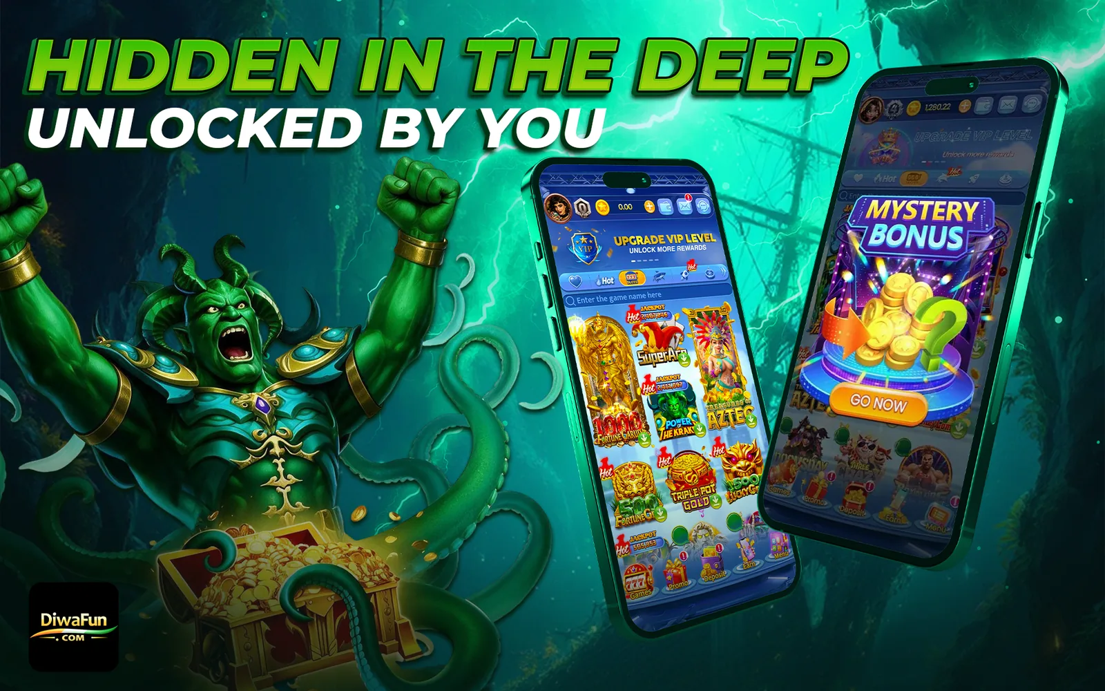 Diwa Fun cards on a phone